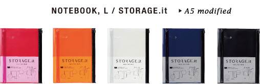 NOTEBOOK, L / STORAGE.it　A5 modified