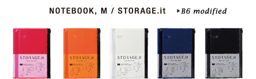 NOTEBOOK, M / STORAGE.it　B6 modified